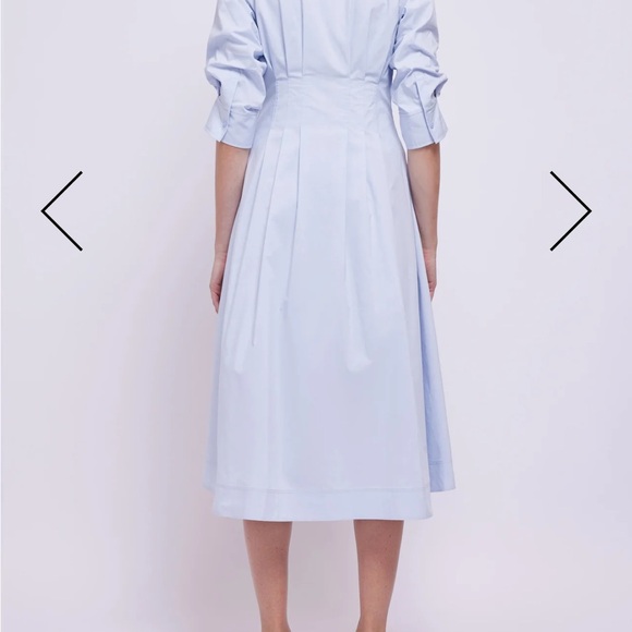 Jonathan Simkhai JAZZ DRESS Blue Haze XS, NWT - Picture 4 of 9